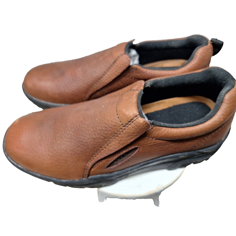 ROPER Performance Slip On MENS Brown Casual Loafer Shoe - SZ 10 - NEW NEVER WORN